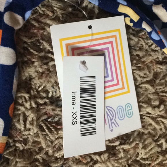 XXS LuLaRoe Irma - Picture 4 of 5